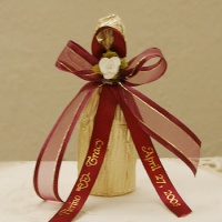 Chocolate bottle favor