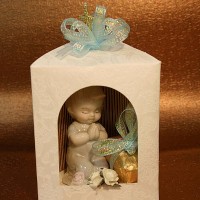Praying Boy in Oval Box 