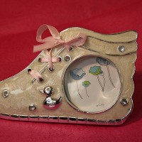 Ivory Enamel Shoe 