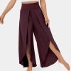 Loose Split Yoga Pants Summer Elastic High Waist Wide Leg Trousers Women's Fashion Versatile Clothing - Image 7