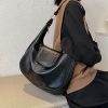 Single Shoulder Bag Class Commuter Soft Leather Tote Large Capacity