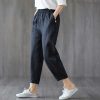 Spring And Autumn New Cropped Trousers Women Casual Pants - Image 5
