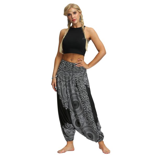 Digital Print Women's Lantern Yoga Pants - Image 6
