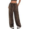 All-match Leopard Print Low Waist Casual Pants - Image 2