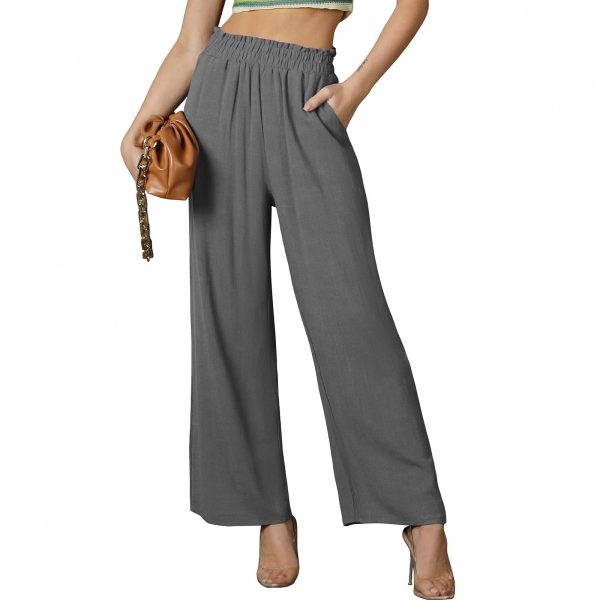 Summer New Solid Color Loose Women's Casual Trousers - Image 7