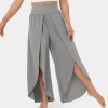 Loose Split Yoga Pants Summer Elastic High Waist Wide Leg Trousers Women's Fashion Versatile Clothing - Image 8