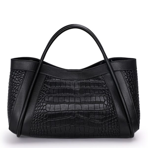 Leather Tote Handbag Fashion Commuter Practical - Image 5