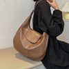 Single Shoulder Bag Class Commuter Soft Leather Tote Large Capacity - Image 3
