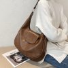 Single Shoulder Bag Class Commuter Soft Leather Tote Large Capacity - Image 2
