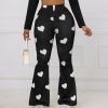 Ladies' Love Printed Casual Slimming Pants - Image 5