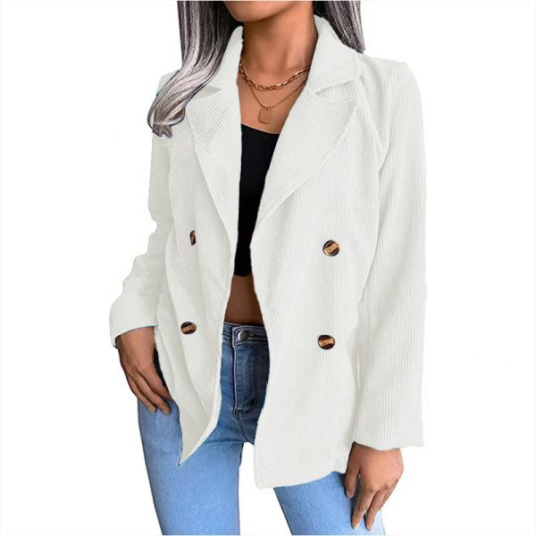 European And American Women's Clothing Corduroy Suit - Image 6