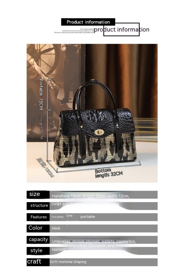 Fashionable All-match Portable Shoulder Messenger Bag - Image 8