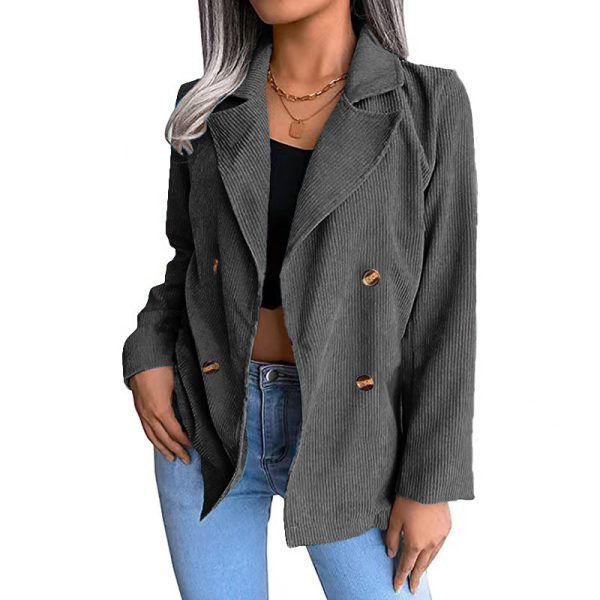 European And American Women's Clothing Corduroy Suit - Image 10