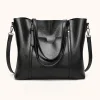 Shoulder Bags for Women Oil Wax Leather Handbag Tote Crossbody Bag Vintage Satchels Women Bags Designer Handbag High Quality