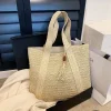 Elegant Ladies Straw Woven Handbag Women Holiday Beach Commute Casual Tote Top-Handle Bags Fashion Retro Shoulder Bags 2025 - Image 6