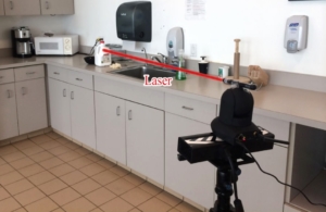 Watchbot with Laser