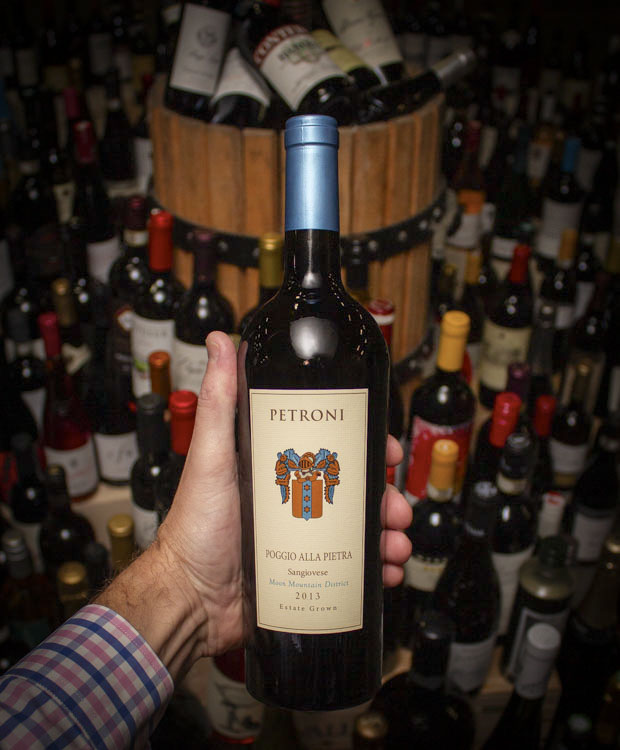 Petroni Vineyards Sangiovese Poggio alla Pietra Vineyard Moon Mountain District 2013  - Last Bottle