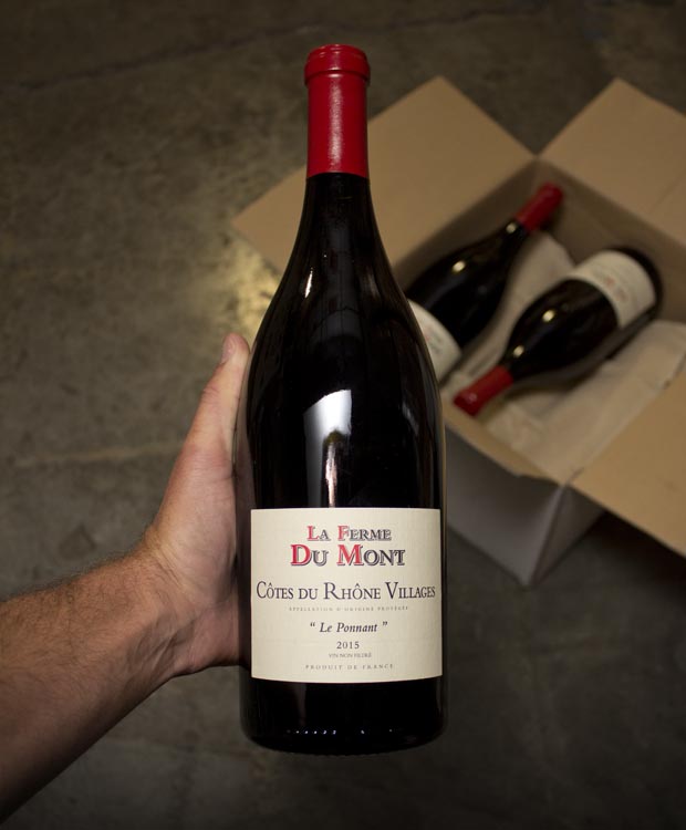 Last Bottle La Ferme du Mont Cotes du Rhone Villages Le Ponnant 2015