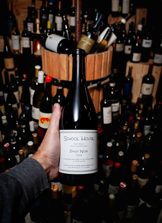 2020 School House Pinot Noir Spring Mountain District Napa Valley