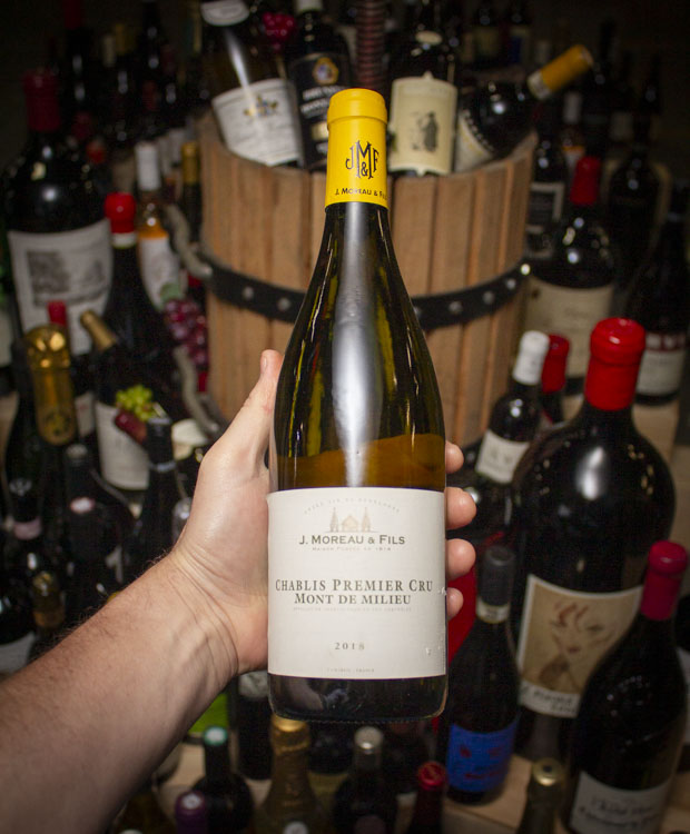 2018 J. Moreau & Fils Mont De Milieu Chablis Premier Cru