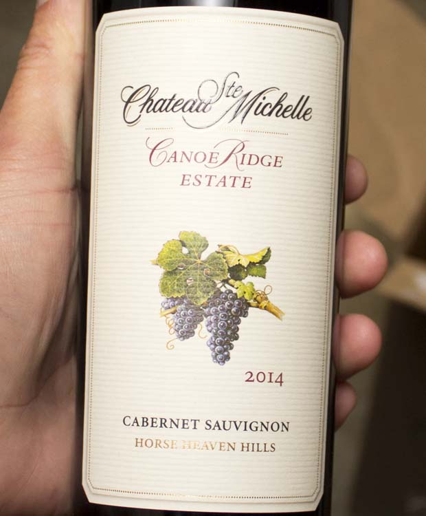 Last Bottle Chateau Ste Michelle Cabernet Sauvignon Canoe Ridge 2014