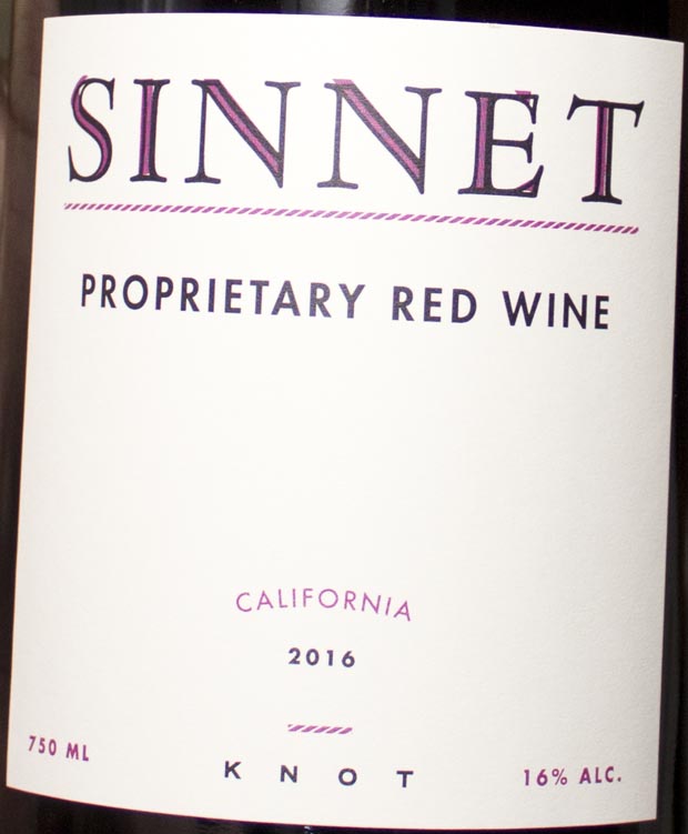 Last Bottle Knot Wines Knot Wines Red California 2016