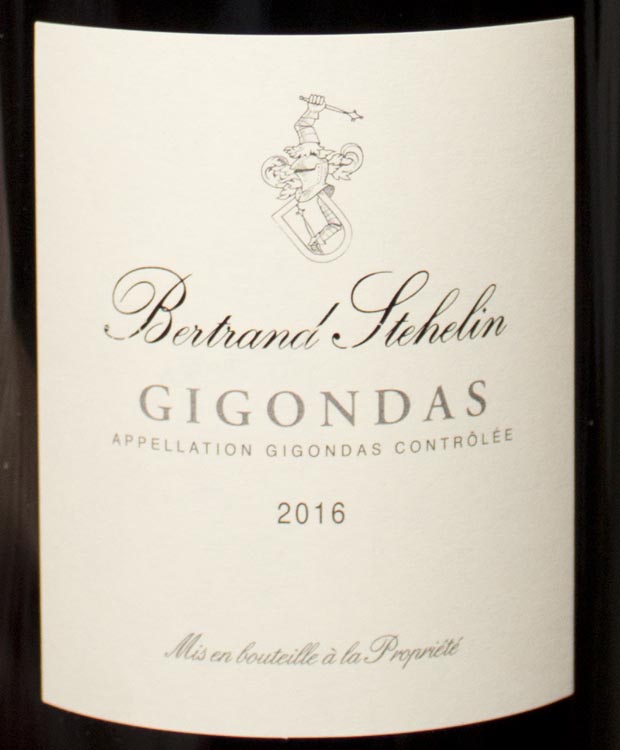 Last Bottle Domaine Bertrand Gigondas Stehelin 2016