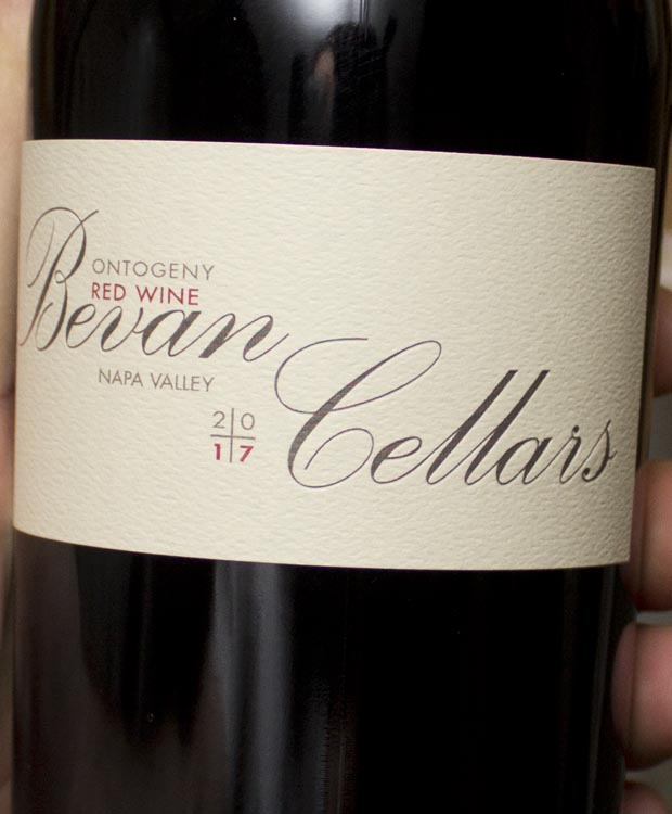 Last Bottle Bevan Cellars Red Ontogeny Napa Valley 2017