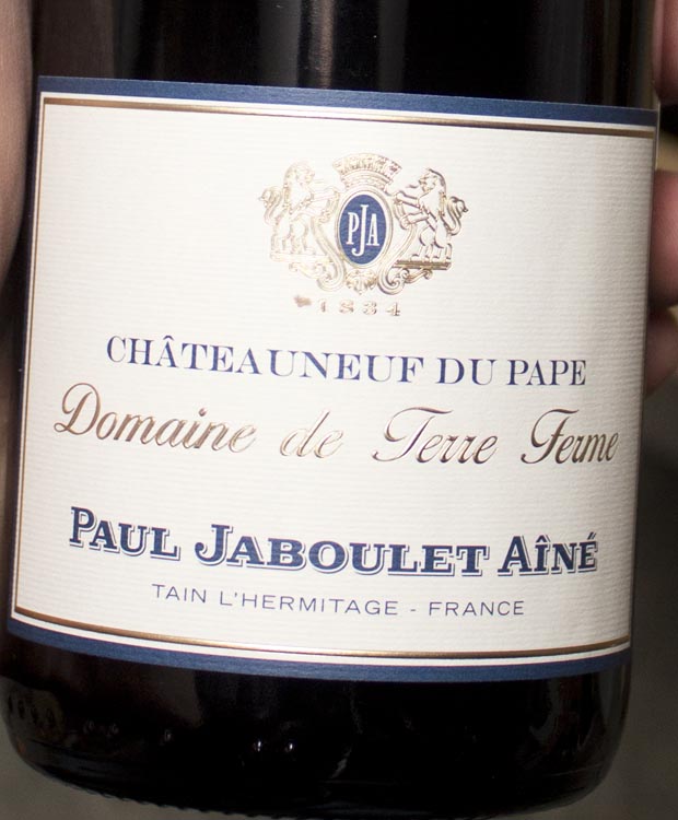 Last Bottle Paul Jaboulet Domaine de Terre Ferme ChateauneufduPape 2016