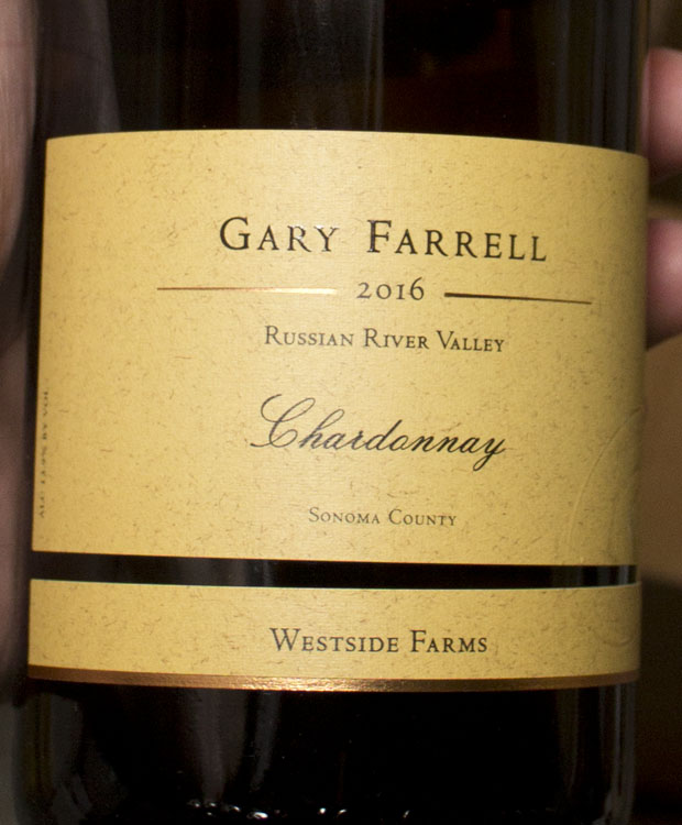 Last Bottle Gary Farrell Chardonnay Westside Farms Russian River Valley 2016