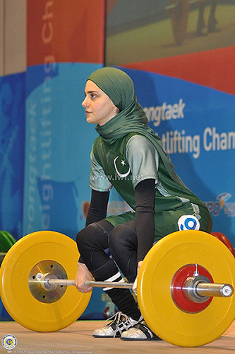 Me at the 2012 Asian Weightlifting Championships