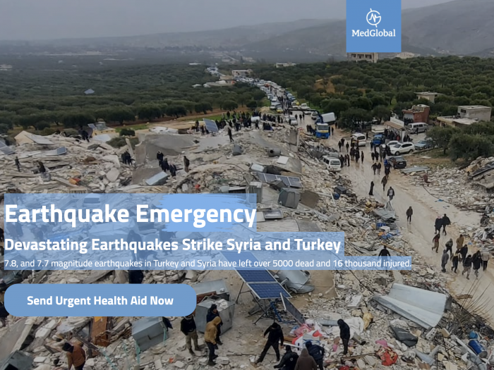 MedGlobal Syria Turkey Emergency Earthquake Appeal LaunchGood
