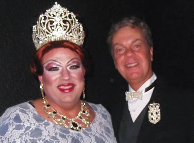 Empress XXI, Burnadate Daniels (left), and Regent Emperor XXI Jeff Crump. Photo Courtesy of Imperial Court of Minnesota