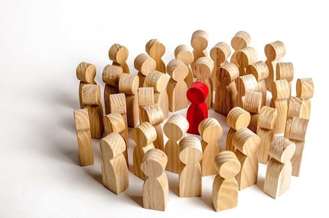 A Crowd Of People Surrounded The Red Man. Accusation Of Crime, Mob Law Over A Person, Lynch Court. T Photo courtesy of BigStock/ilixe48