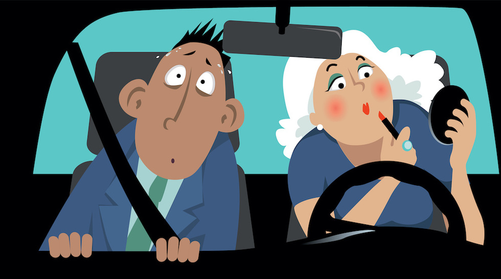 Passenger distracted driving