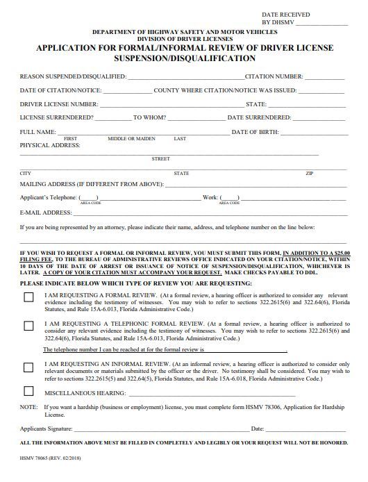 You have 10 days to save your Florida driver license after a DUI arrest