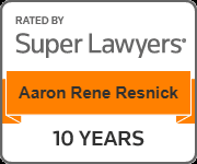 Super Lawyers 10 Years Aaron Resnick