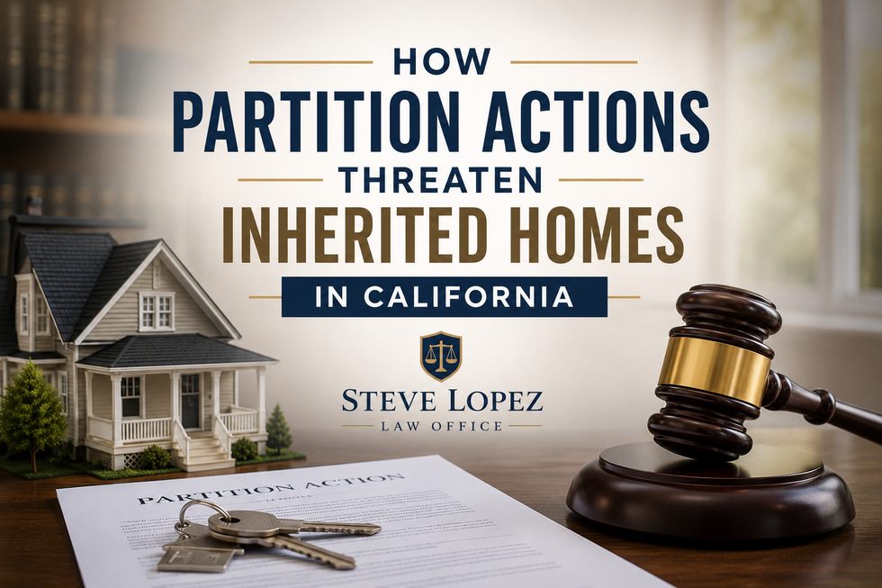 How Partition Actions Threaten Inherited Homes in California | Steve ...