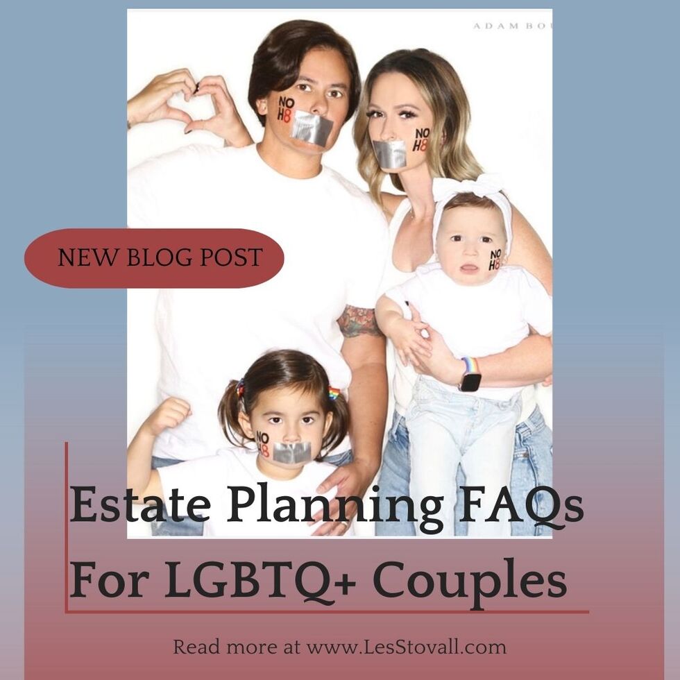 Estate Planning FAQs For LGBTQ+ Couples Stovall & Associates