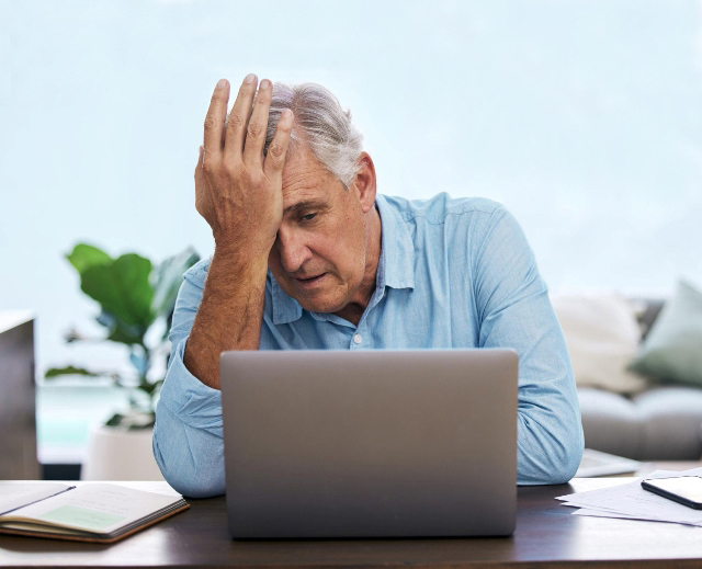 Man at computer