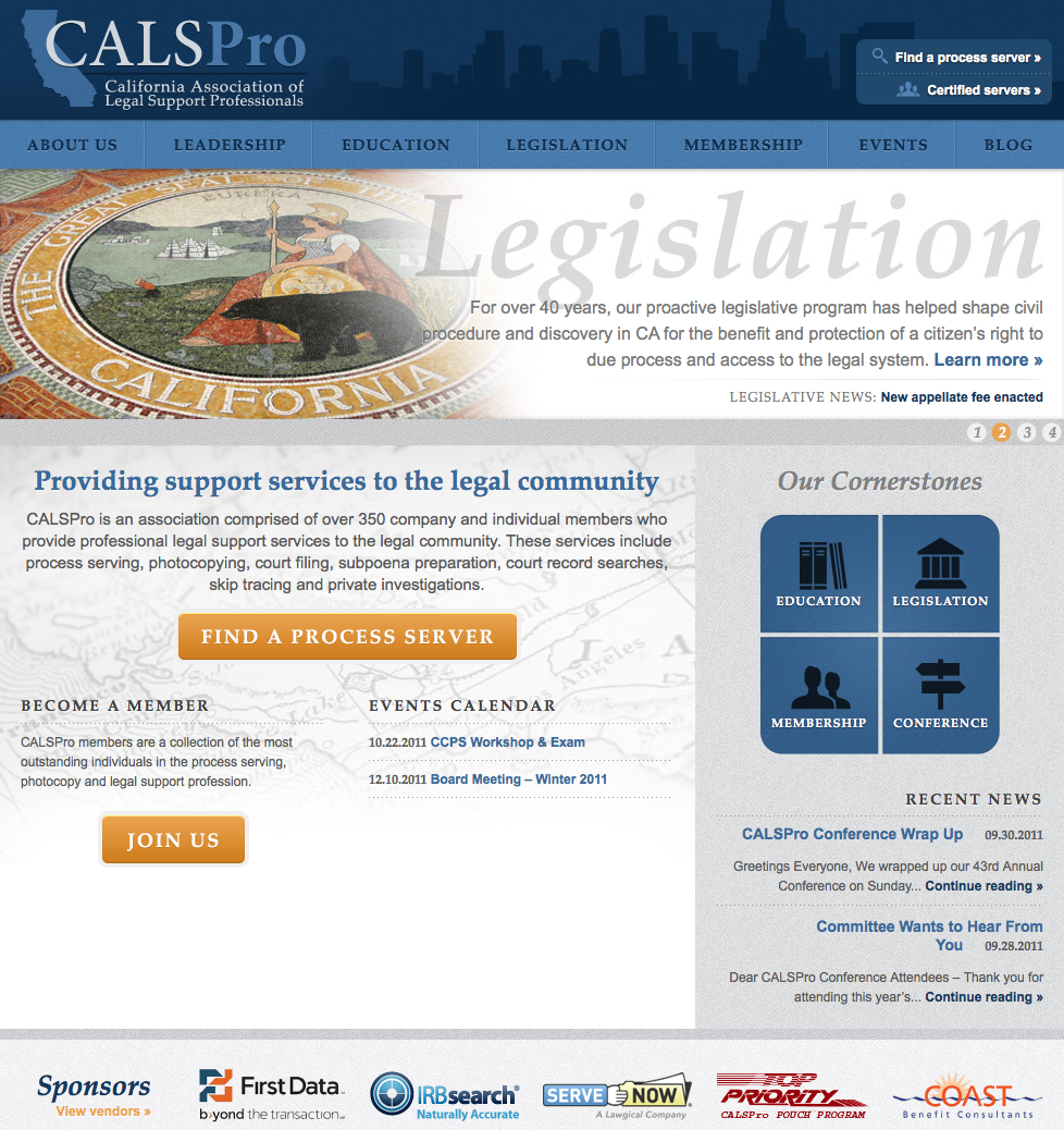 California process server website
