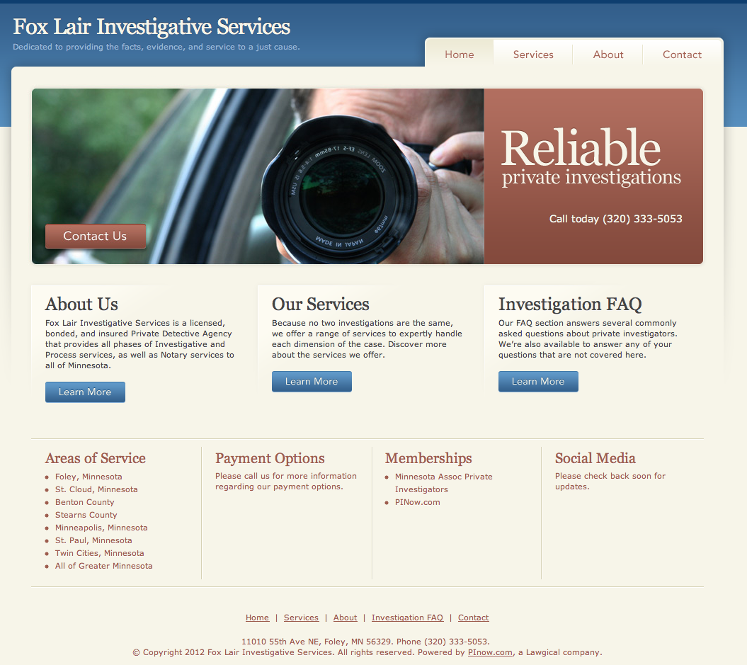 Fox Lair Investigations Fox Lair Investigations