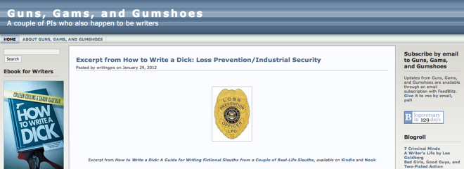 Top Investigation Blogs Guns Gams Gumshoes