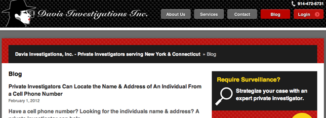 Top Investigation Blogs Davis Investigations