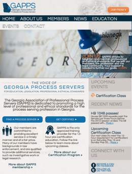 GAPPS Process Server Website