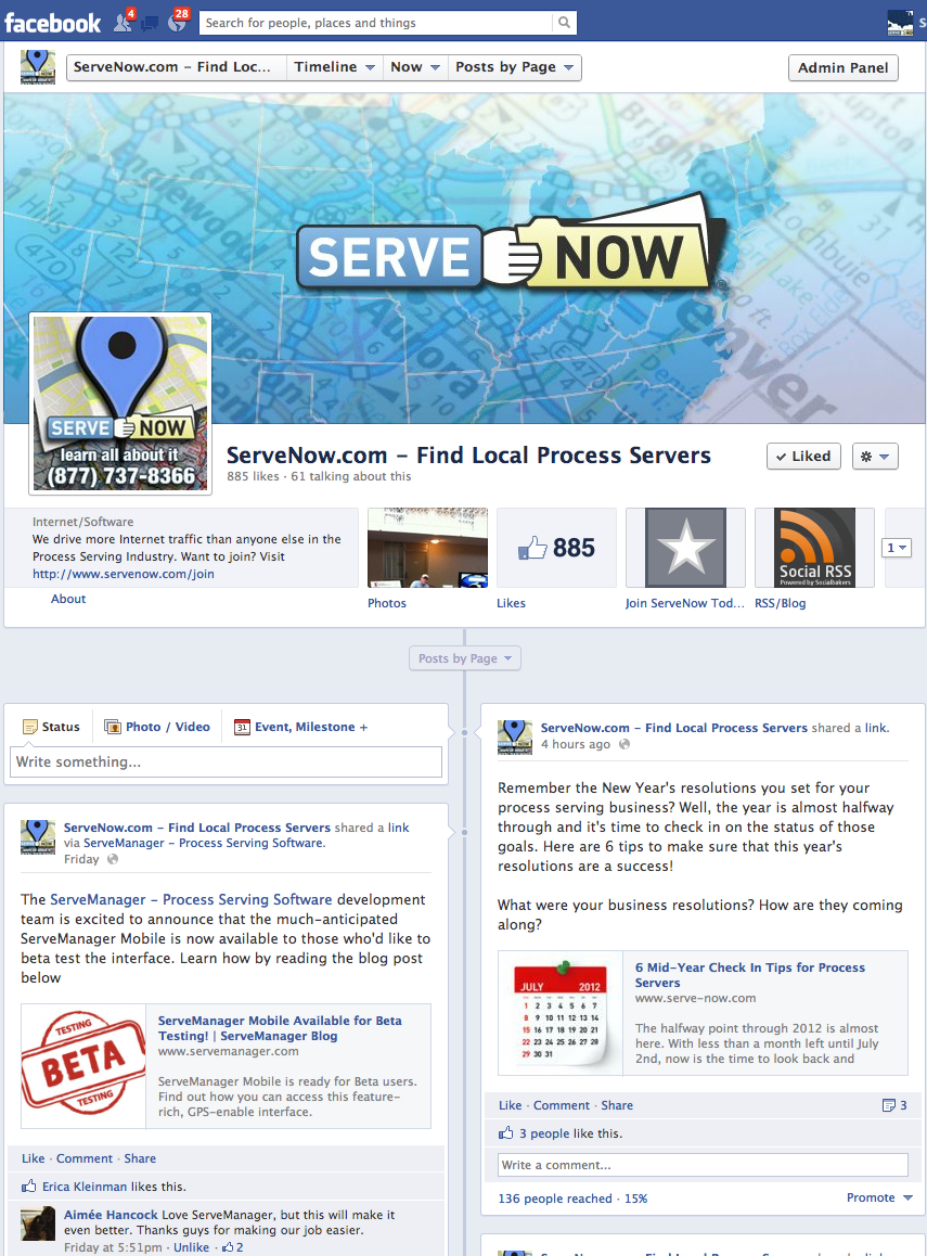 ServeNow Summer Contest Facebook