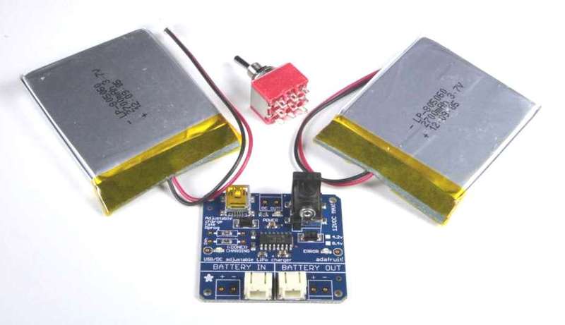 battery poack for adafruit trinket 5v