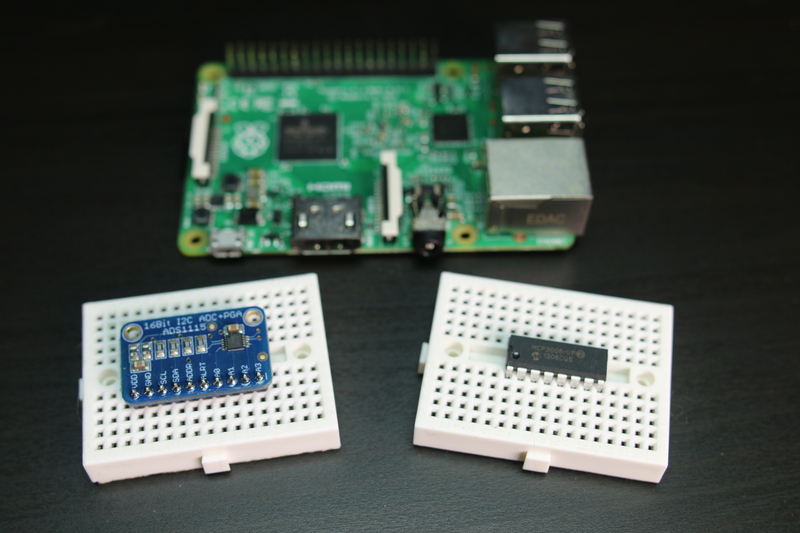 ADS1015 / ADS1115 Raspberry Pi Analog to Digital Converters