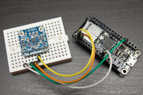 CircuitPython Hardware: LIS3DH Accelerometer