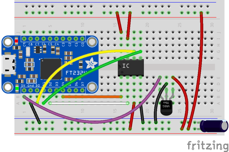 Simple Serial I2c Programmer